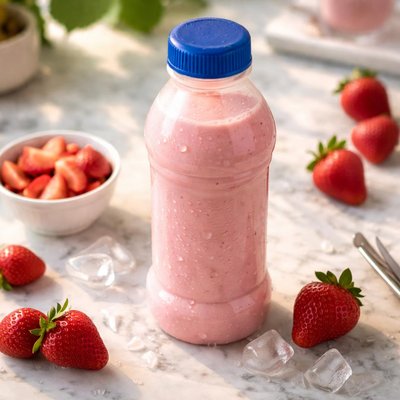 Yazoo strawberry milkshake