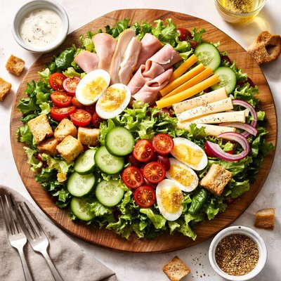 Ye old fashioned large chef salad