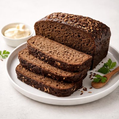 Yeast-free black bread