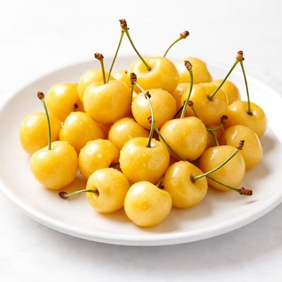 Yellow cherries