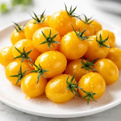 Yellow cherry tomato