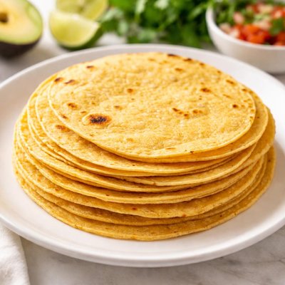 Yellow corn tortilla