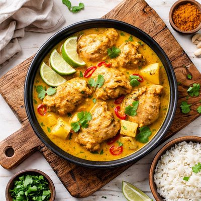 Yellow curry chicken