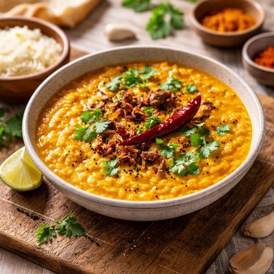 Yellow daal curry