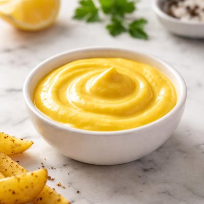 Yellow dipping sauce