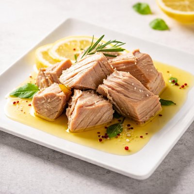 Yellow fin tuna in olive oil