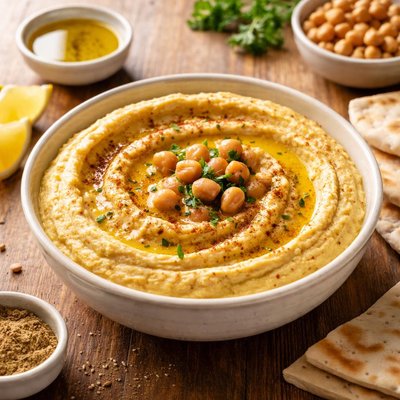 Yellow hummus