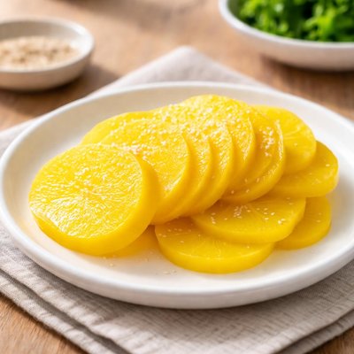 Yellow pickled radish