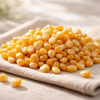 Yellow popcorn cornels