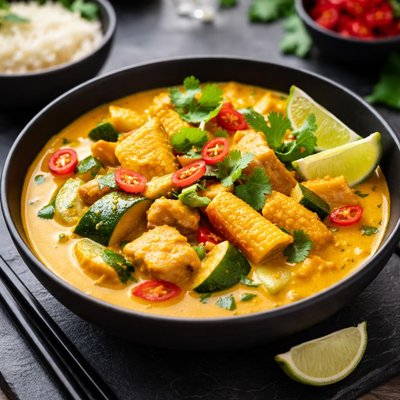 Yellow thai curry