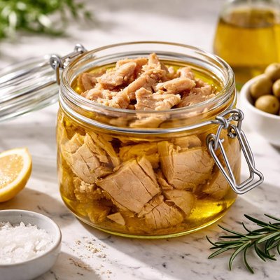 Yellowfin tuna in olive oil