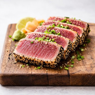 Yellowfin tuna tataki