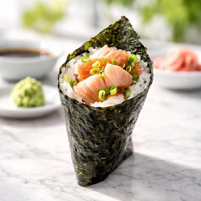 Yellowtail handroll