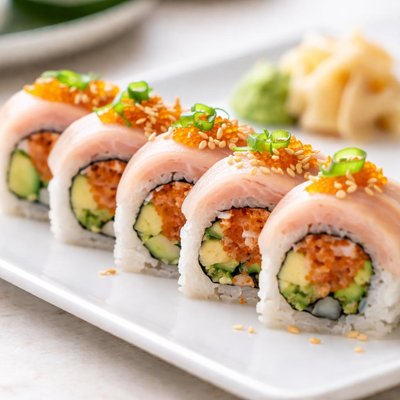 Yellowtail sushi roll