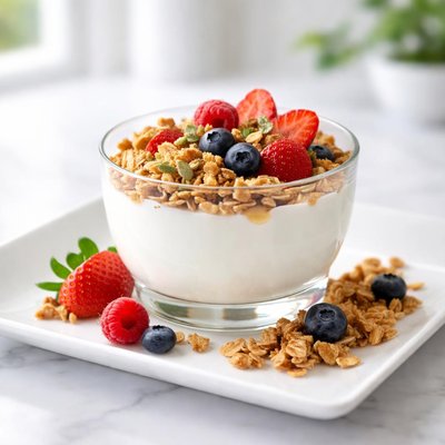 Yoghurt and granola