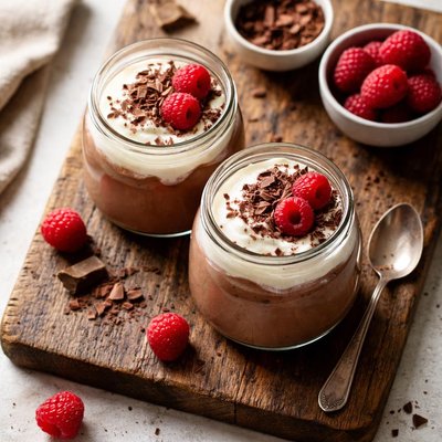 Yoghurt chocolate mousse