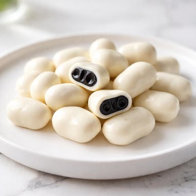 Yoghurt coated licorice