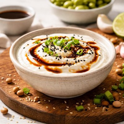Yoghurt sauce with soy
