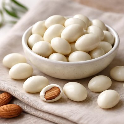 Yogurt-covered almonds