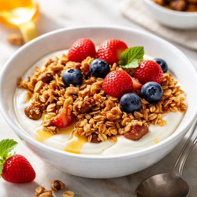 Yogurt and granola