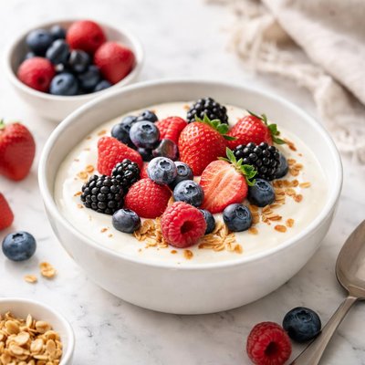 Yogurt berries
