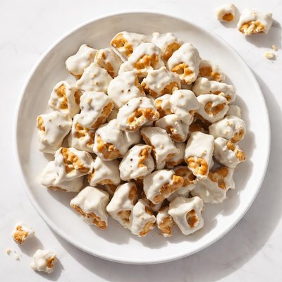 Yogurt covered pretzel pieces