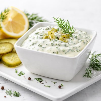Yogurt dill pickle dressing
