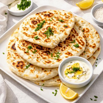 Yogurt flatbread