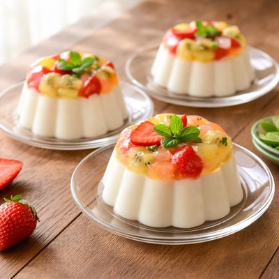 Yogurt jele pudding