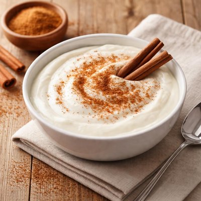 Yogurt with cinnamon