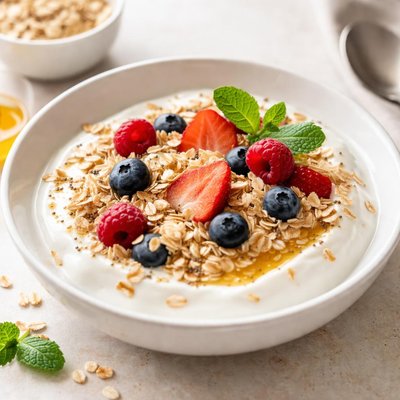 Yogurt with oats