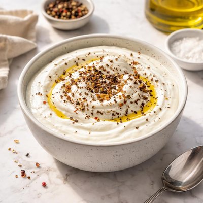 Yogurt with pepper