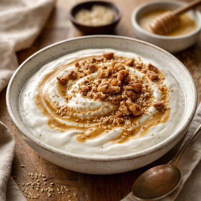 Yogurt with tahini