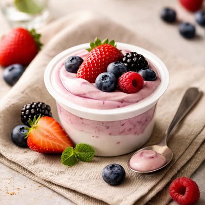 Yoplait protein yoghurt mixed berry