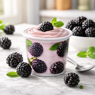 Yoplait source yogurt blackberry