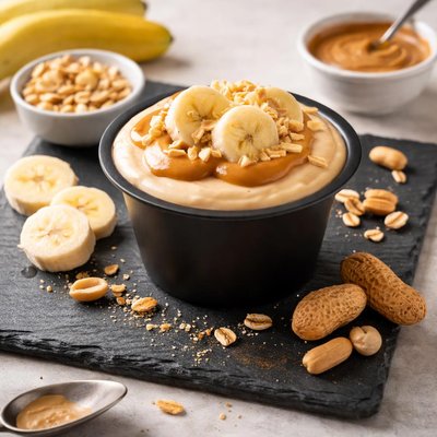 Yopro pudding peanut banana