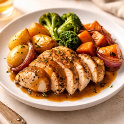 Youfoodz roast chicken and veg
