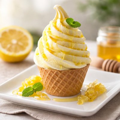 Yuzu honey sofuto ice cream