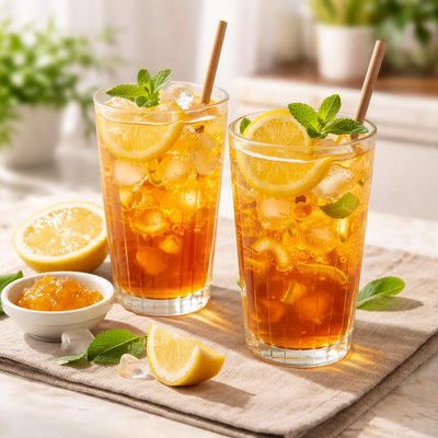 Yuzu sweet tea