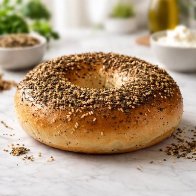 Zaatar bagel