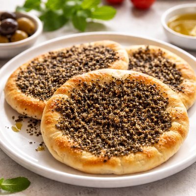 Zaatar manakish