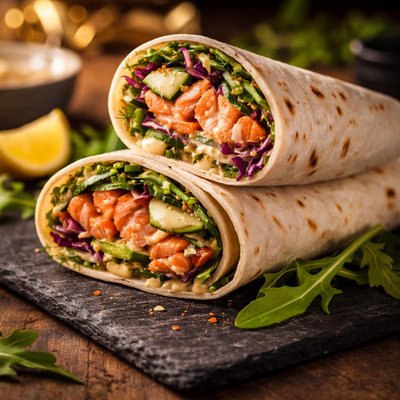 Zalm wrap