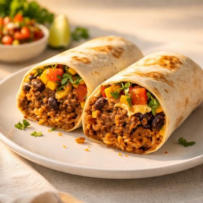 Zamberros beef burrito