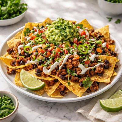 Zambreo beef nachos