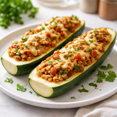 Zapallo italiano relleno