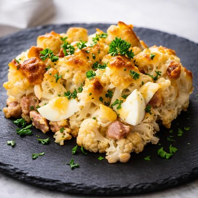 Zapeceny kvetak s vejci