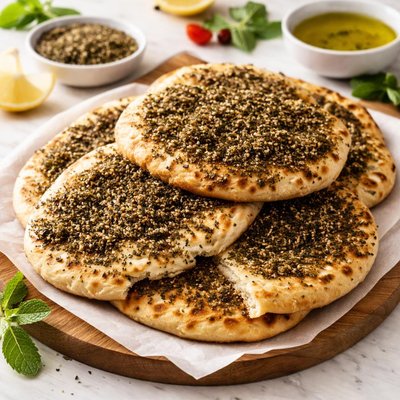 Zatar flat bread
