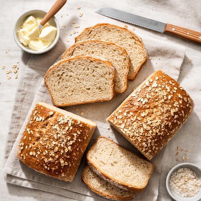 Zelfgebakken boterhammen