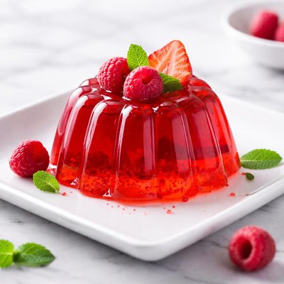 Zero calorie gelatin