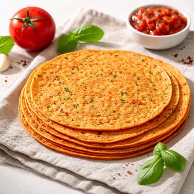 Zero carb tomatoe basil tottilla